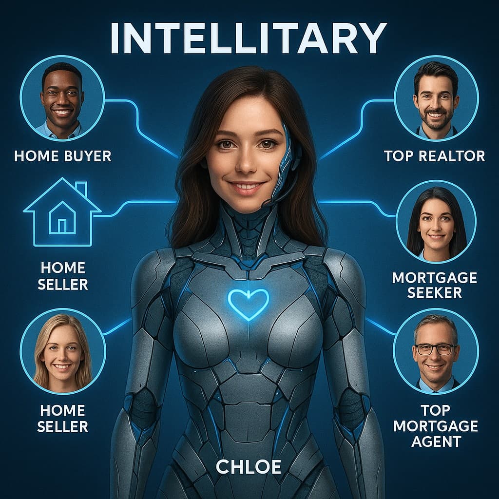 Chloe AI connecting home buyers, sellers, realtors, and mortgage agents